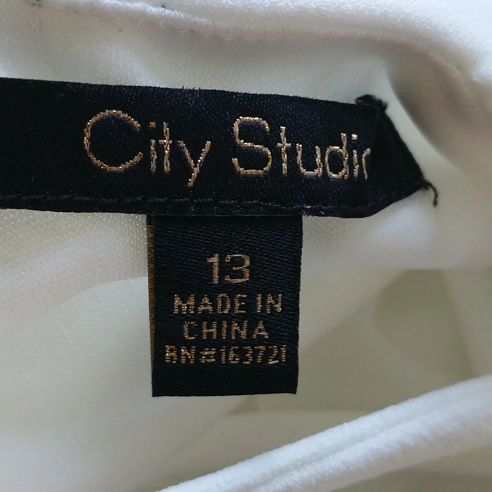 NWT City Studio Party Neutral Dress - Picture 7 of 8